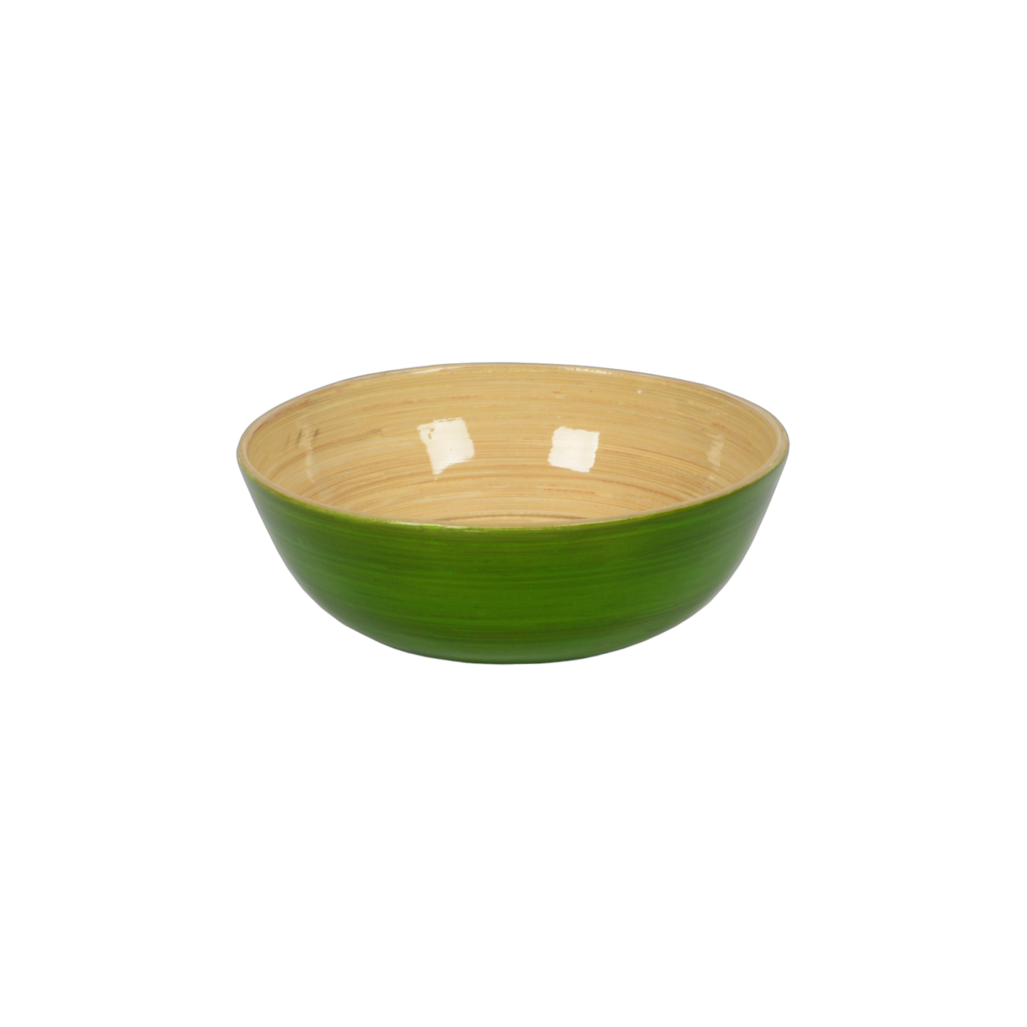 Bamboo Salad Bowl: Dark Green