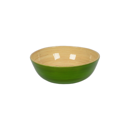 Bamboo Salad Bowl: Dark Green