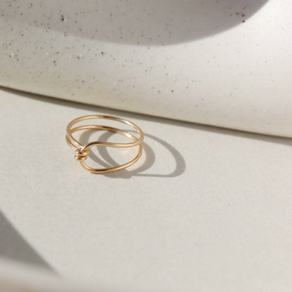 Barrel Ring: 14k Gold Fill