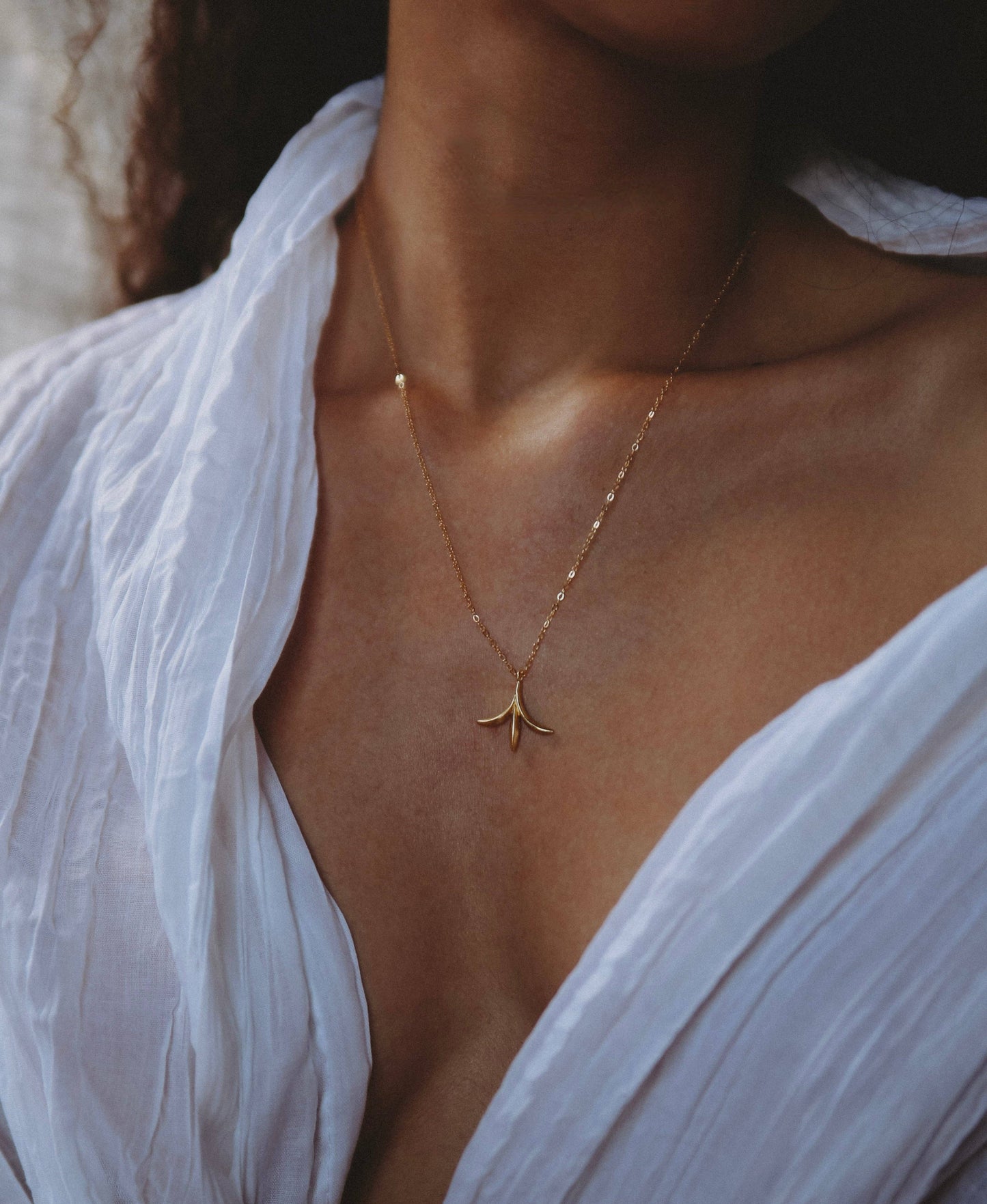 Faye Necklace: 20" / Sterling Silver