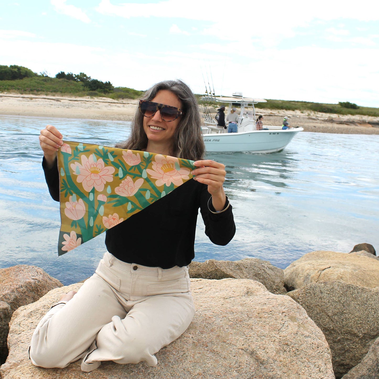 April Showers Scarf | 100% Silk