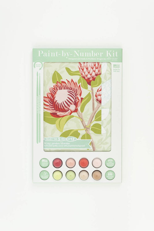 King Protea Blooms Paint-by-Number Kit