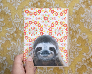 Emily Uchytil - Sloth -  Note Card