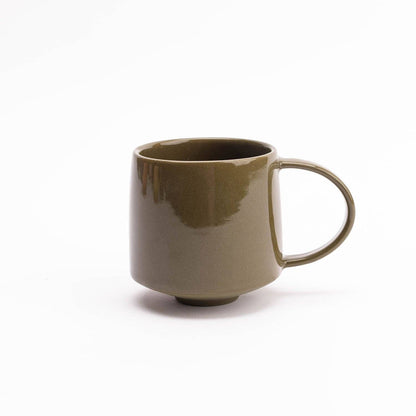 Angled Mug Handmade Ceramic : Pollen