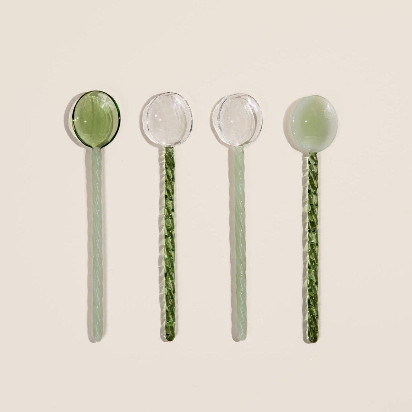 Matcha Green Glass Spoon