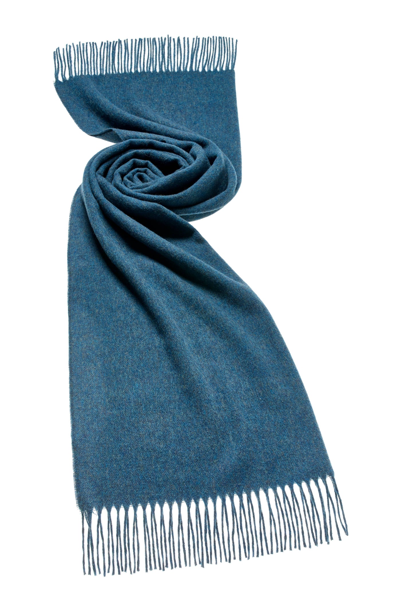 Merino Lambswool Wrap- Cornflower