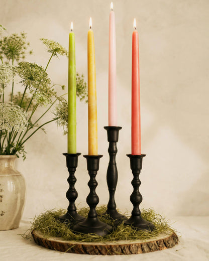 Beeswax Taper Candles – Natural / 12"