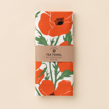 Poppy Tea Towel