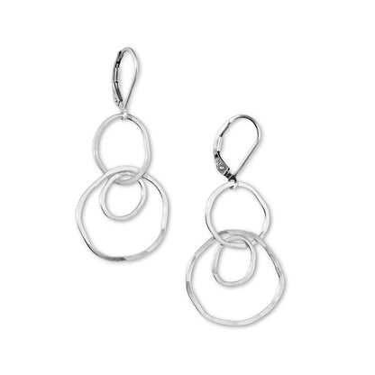 ELEMENT Hammered Circles Earrings | Gold Filled