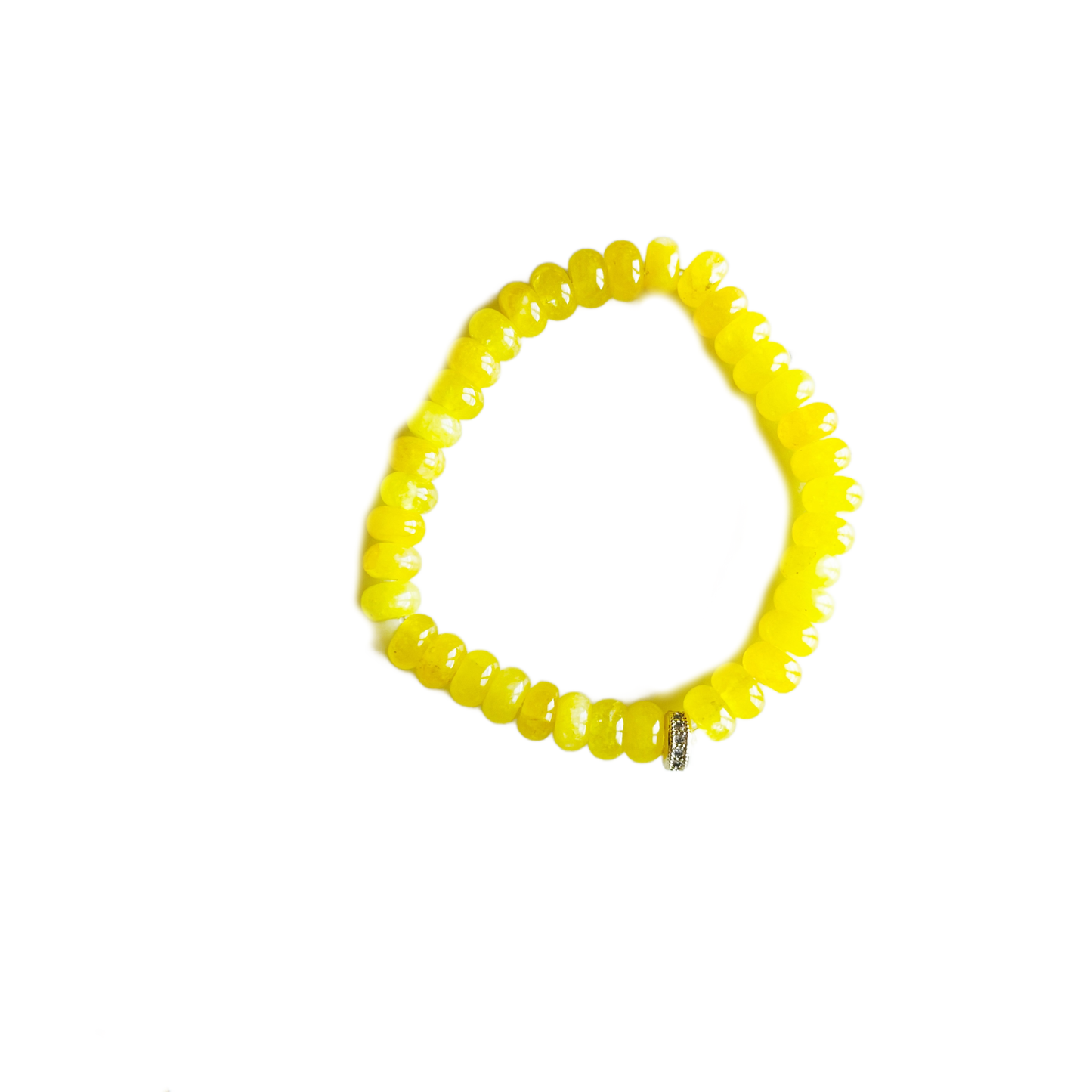 Market and King - Candy Stretch Bracelets: White Quartz