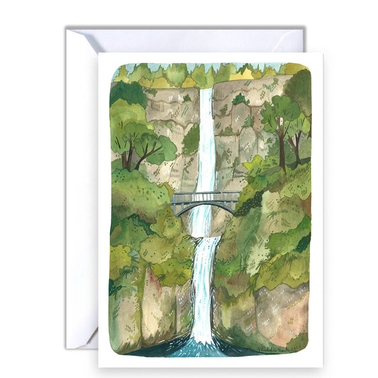 Multnomah Falls Greeting Card