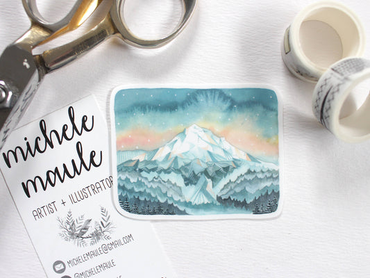 Mt Hood Sunrise Sticker
