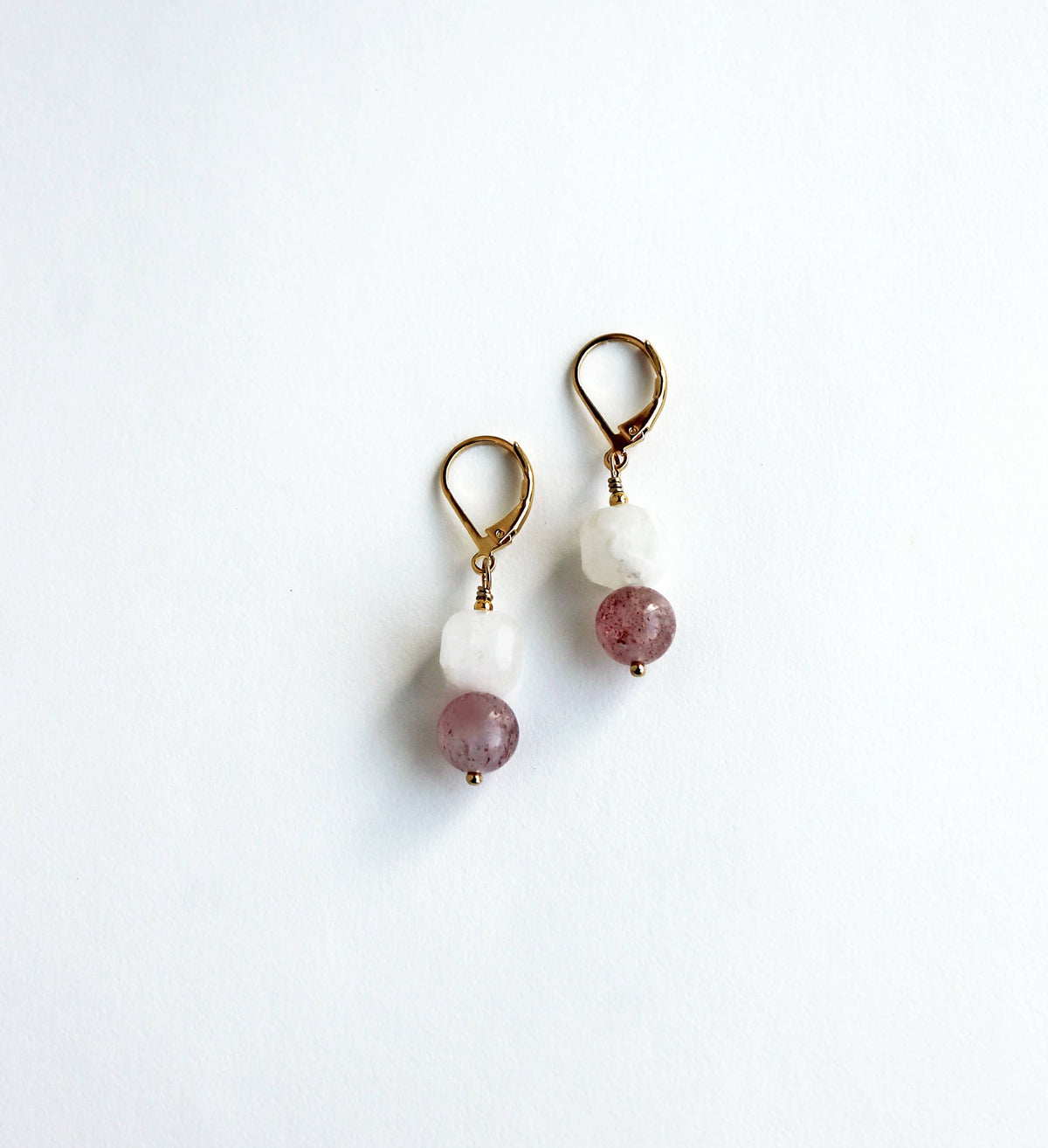 Moonstone Drop Earrings | Gold Filled