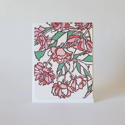 Assorted Flower Blank Note Card Set of 8