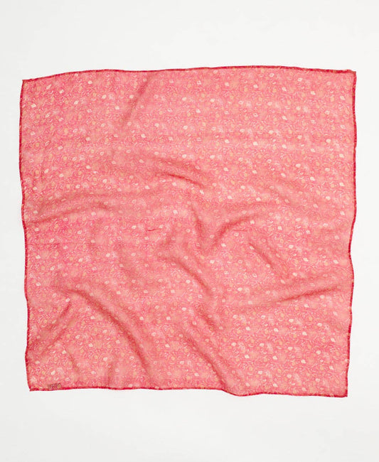 Vintage Silk Square Scarf - No. 240705