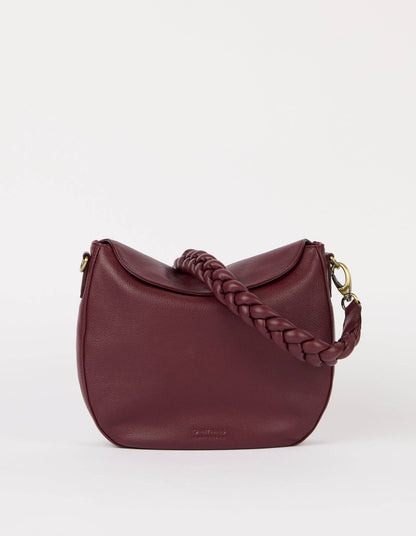 Lana - Dark Cherry Soft Grain Leather