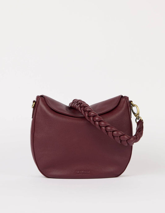 Lana - Dark Cherry Soft Grain Leather