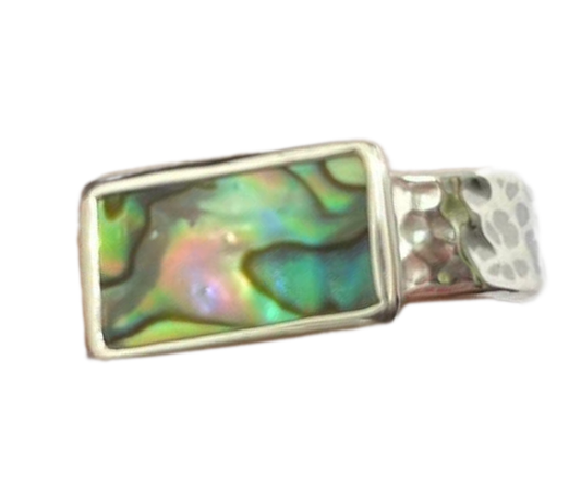 Morgan Ring - Abalone (Handmade): 9