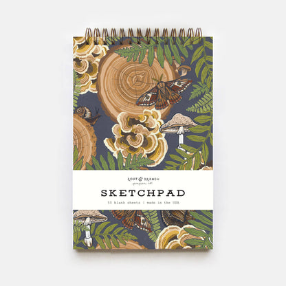 Root & Branch Paper Co. - Mushroom Grove Spiral Bound Sketchpad