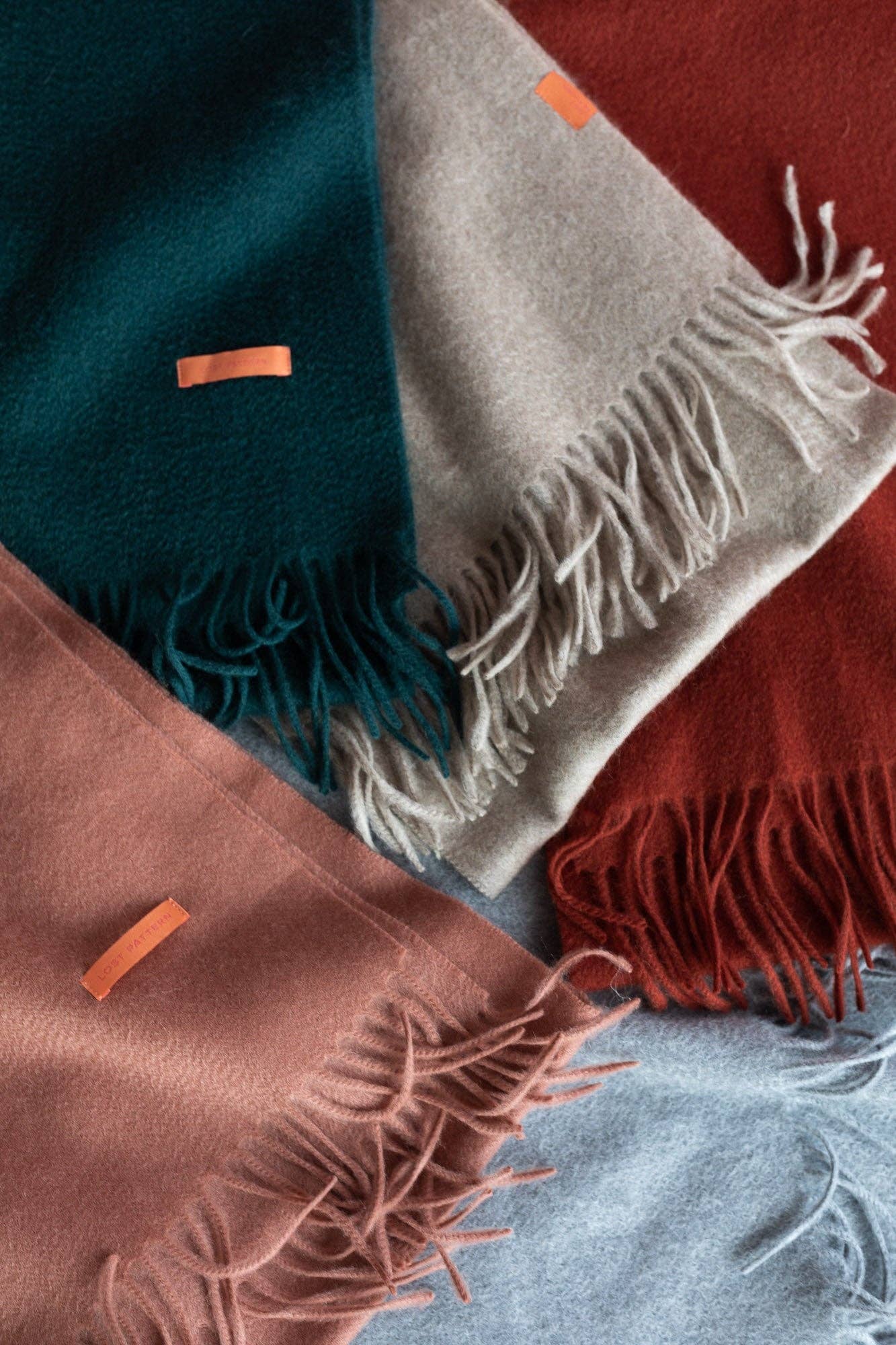 Lost Pattern NYC - Classic Cashmere Scarf - Dusty Rose: Dusty Rose