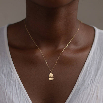 Pamoza Necklace Gold Vermeil 18"