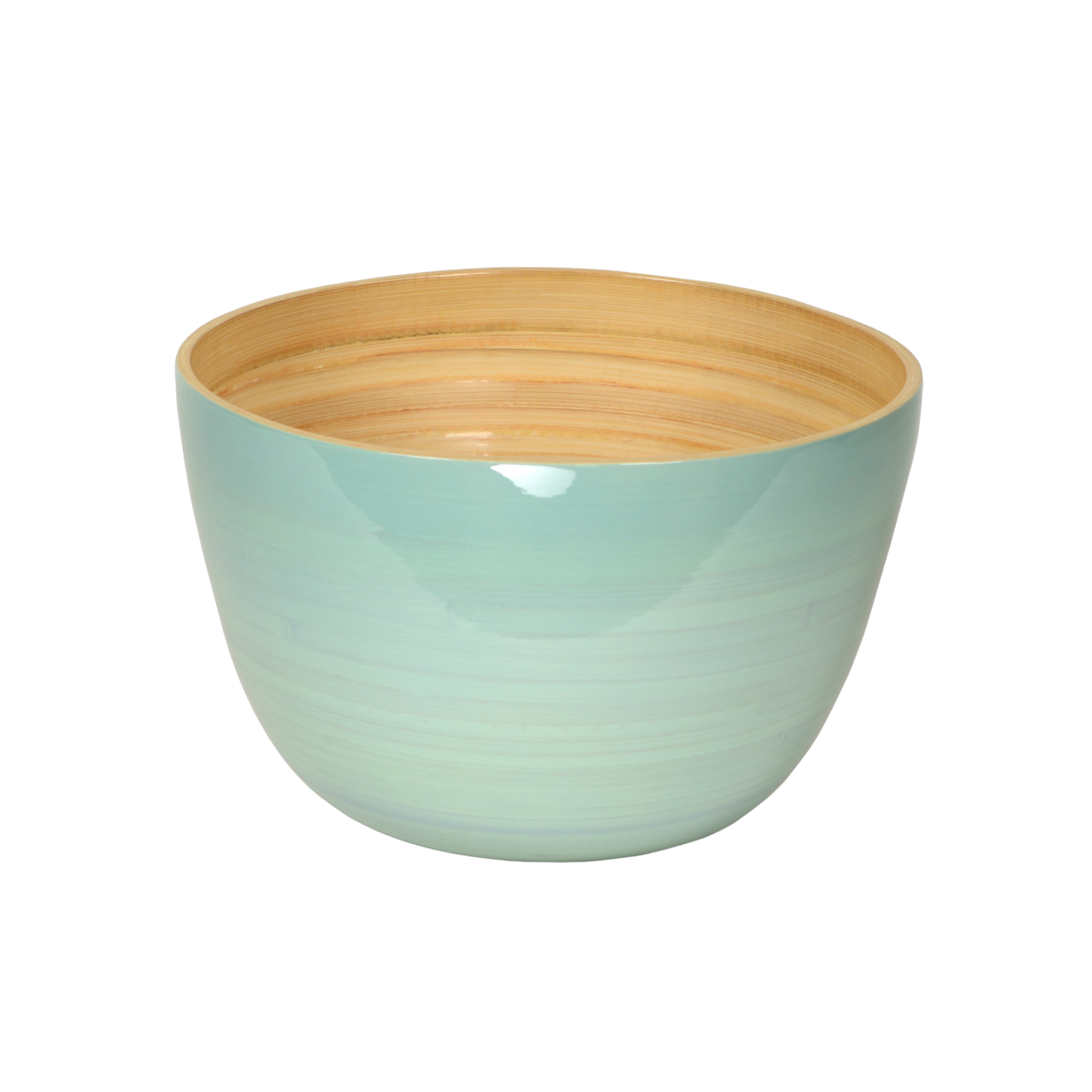 Bamboo Serving Bowl: Pastel Green