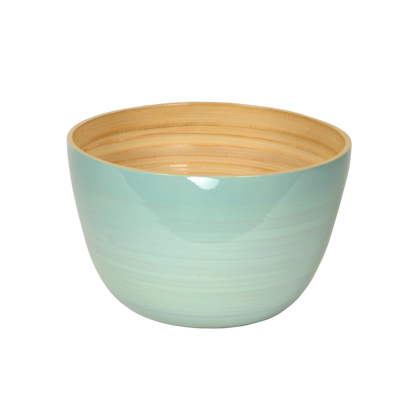 Bamboo Serving Bowl: Pastel Green
