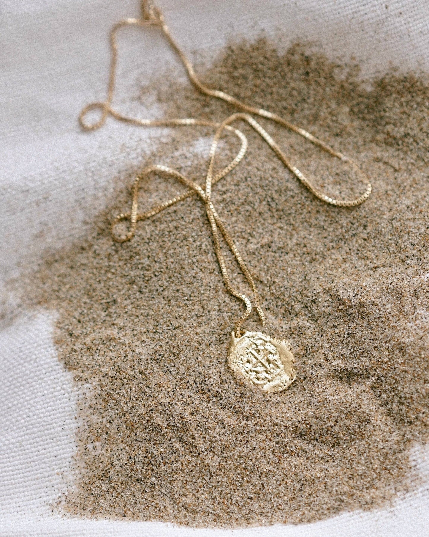 Medallion Necklace: 18" / Sterling Silver