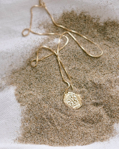 Medallion Necklace: 18" / Sterling Silver