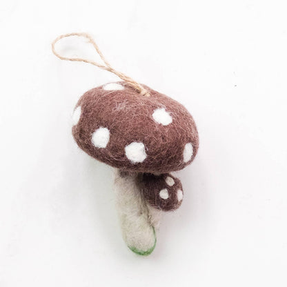 Felt Mushrooms Ornament