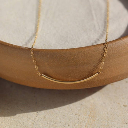 Minimal Necklace: 14k Gold Fill