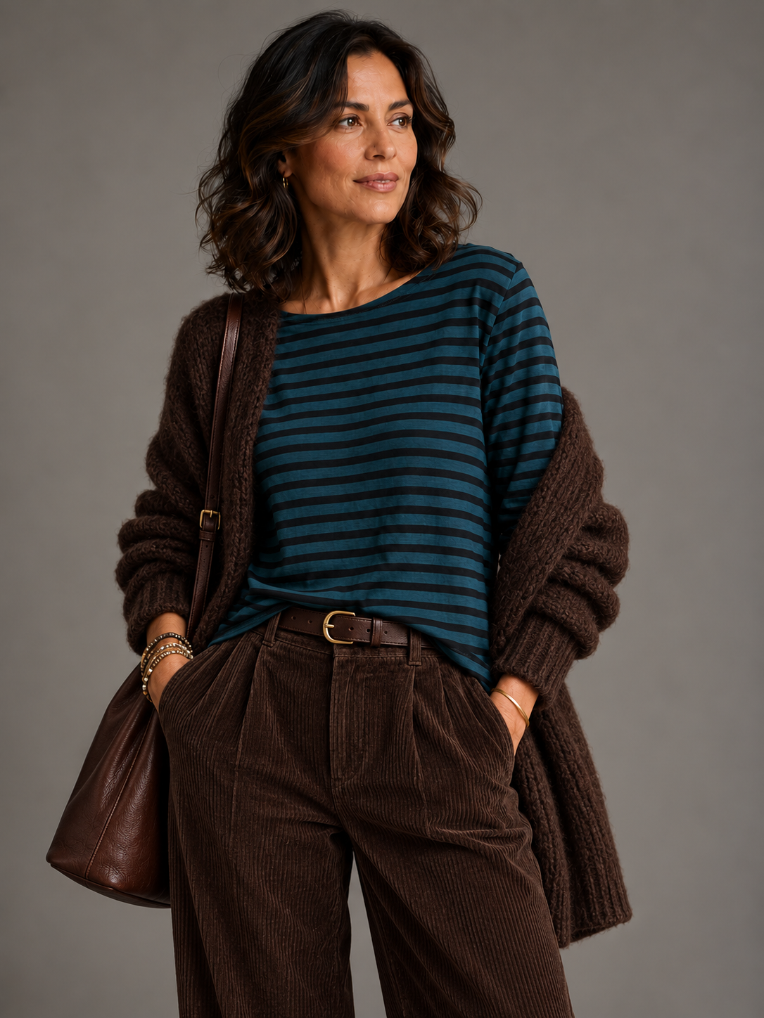 Boatneck Top Peacock