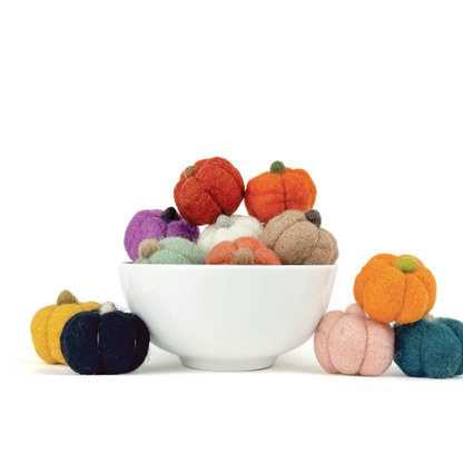 Felt Pumpkins