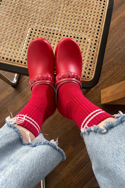 Boyfriend Socks: Clean White