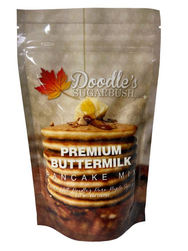 Doodle's Sugarbush, LLC - Pure Michigan Maple Syrup - Buttermilk Pancake Mix: 1 lb Bag