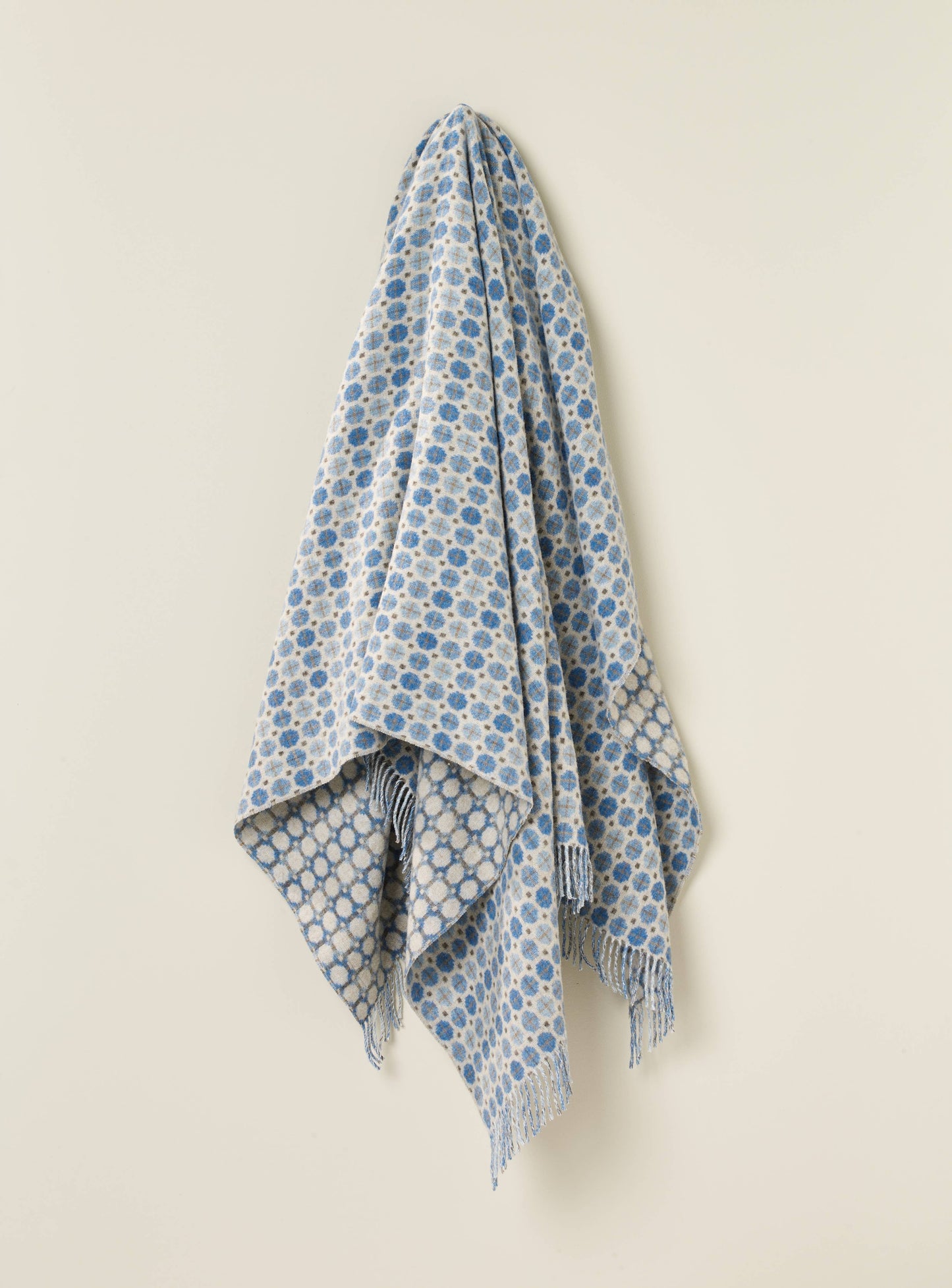 Saffron Merino Lambswool Throw- Made in England