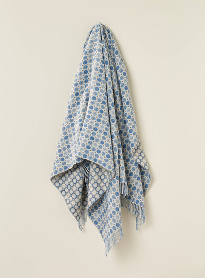 Saffron Merino Lambswool Throw- Made in England