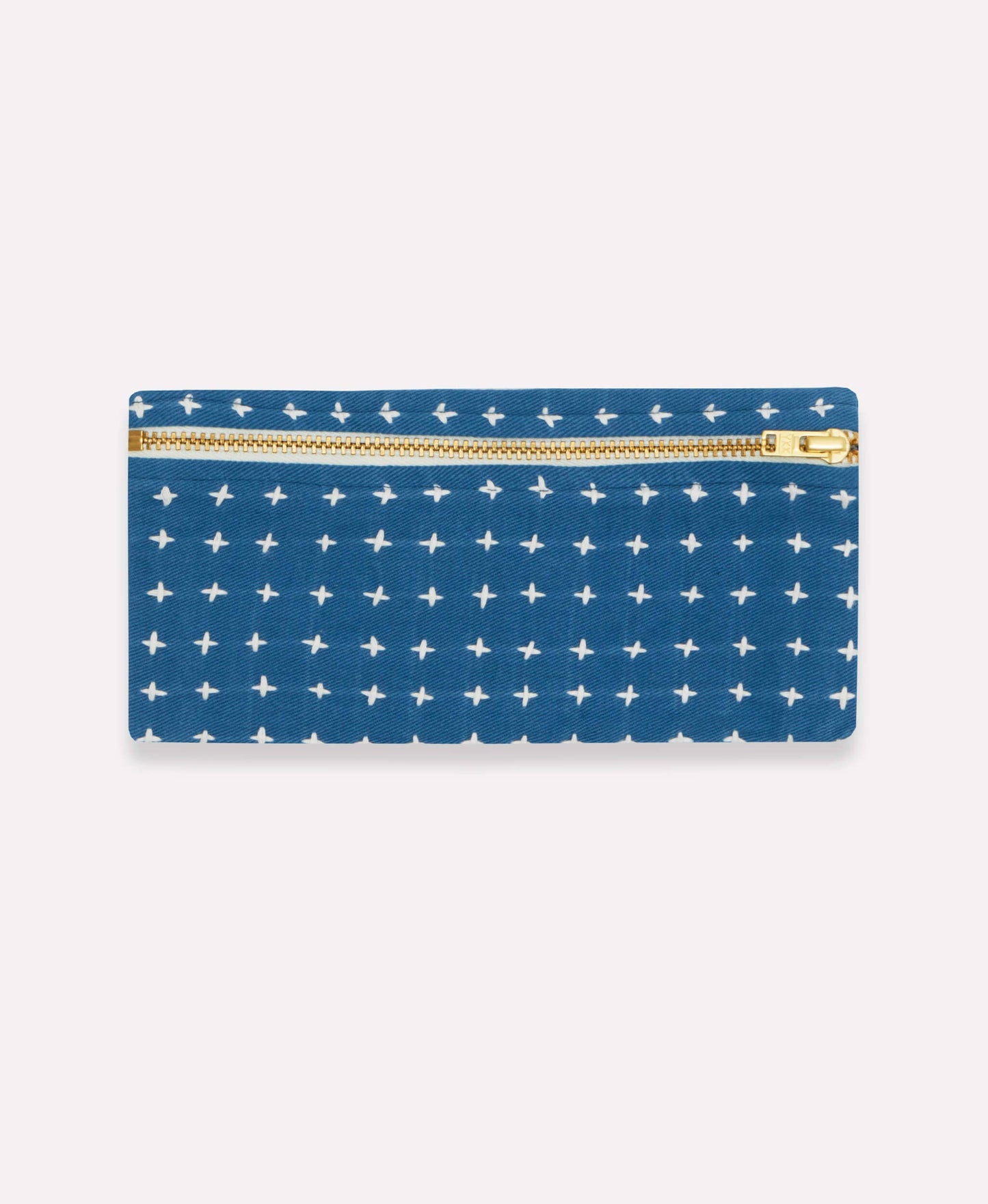 Cross-Stitch Pencil Case: Moss