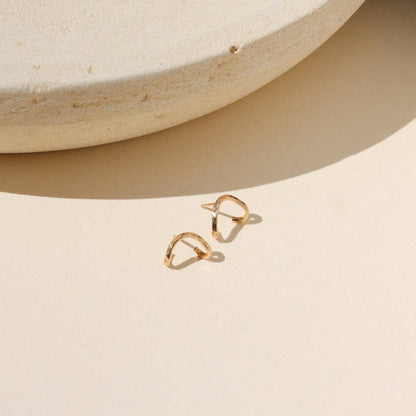 Valley Studs: 14k Gold Fill