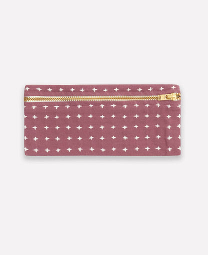 Cross-Stitch Pencil Case: Moss
