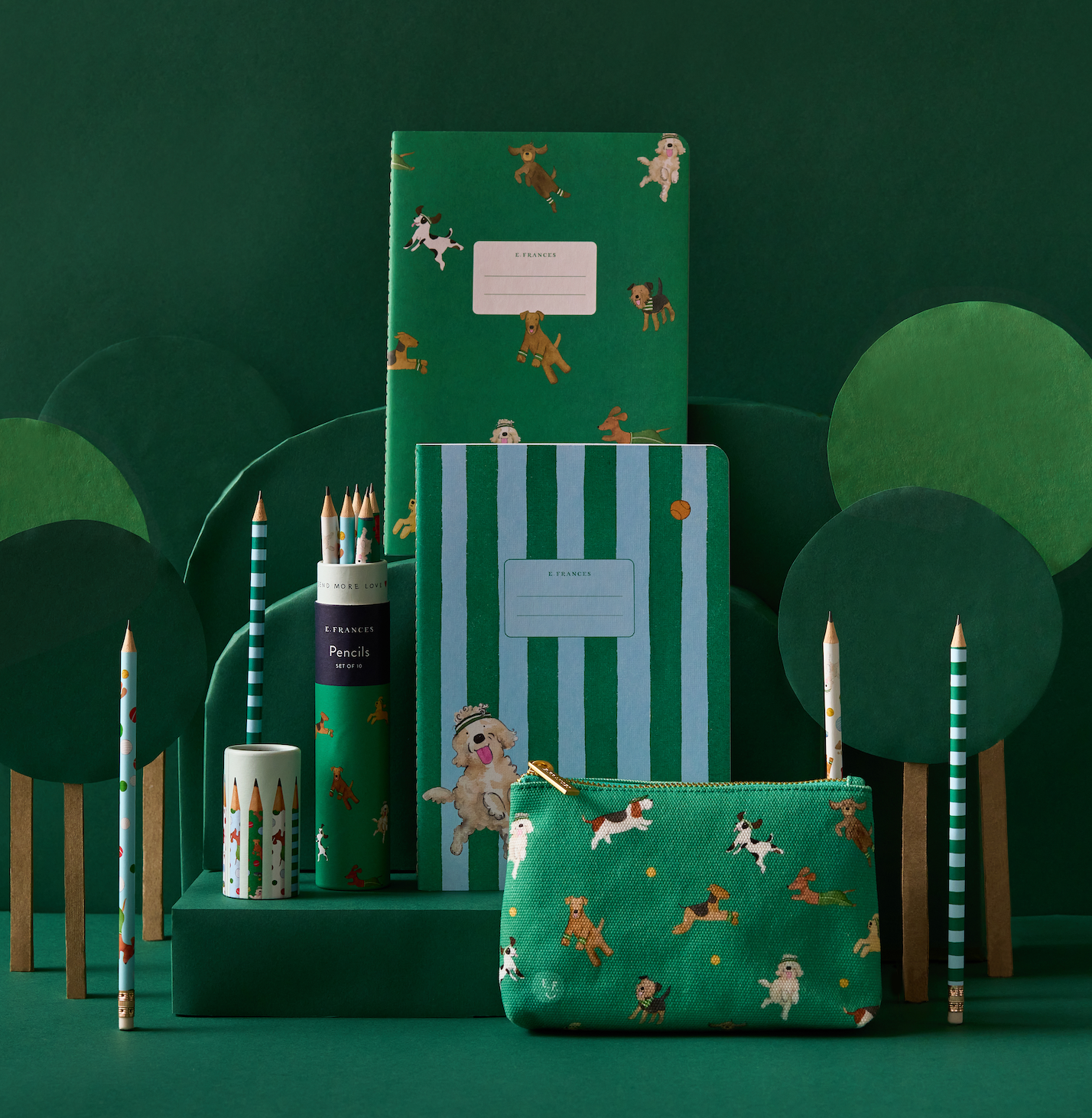 Off Leash Set of 10 Pencils