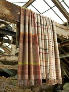Contemporary Tile Merino Lambswool Throw