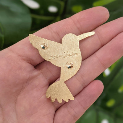 Hummingbird Hard enamel pin