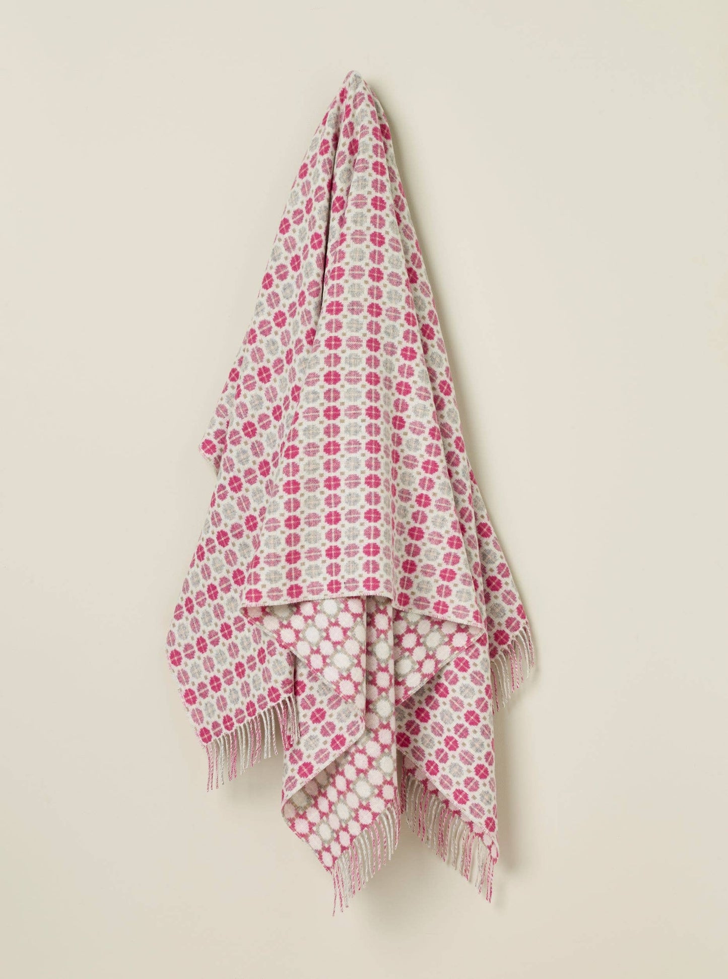 Saffron Merino Lambswool Throw- Made in England