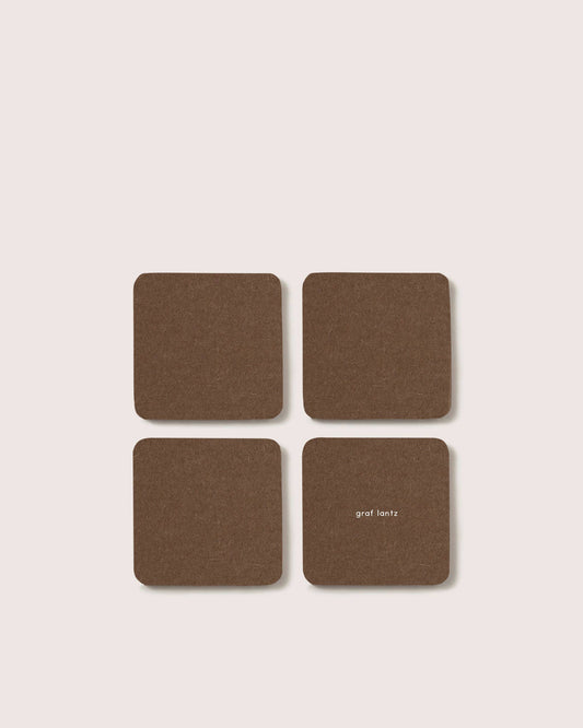 Cumin: Merino Wool Square Coasters