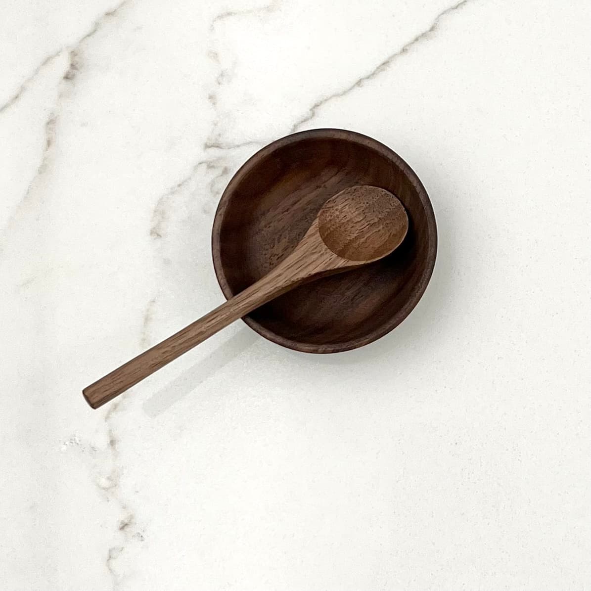 2" Walnut Wood Tiny Bowl