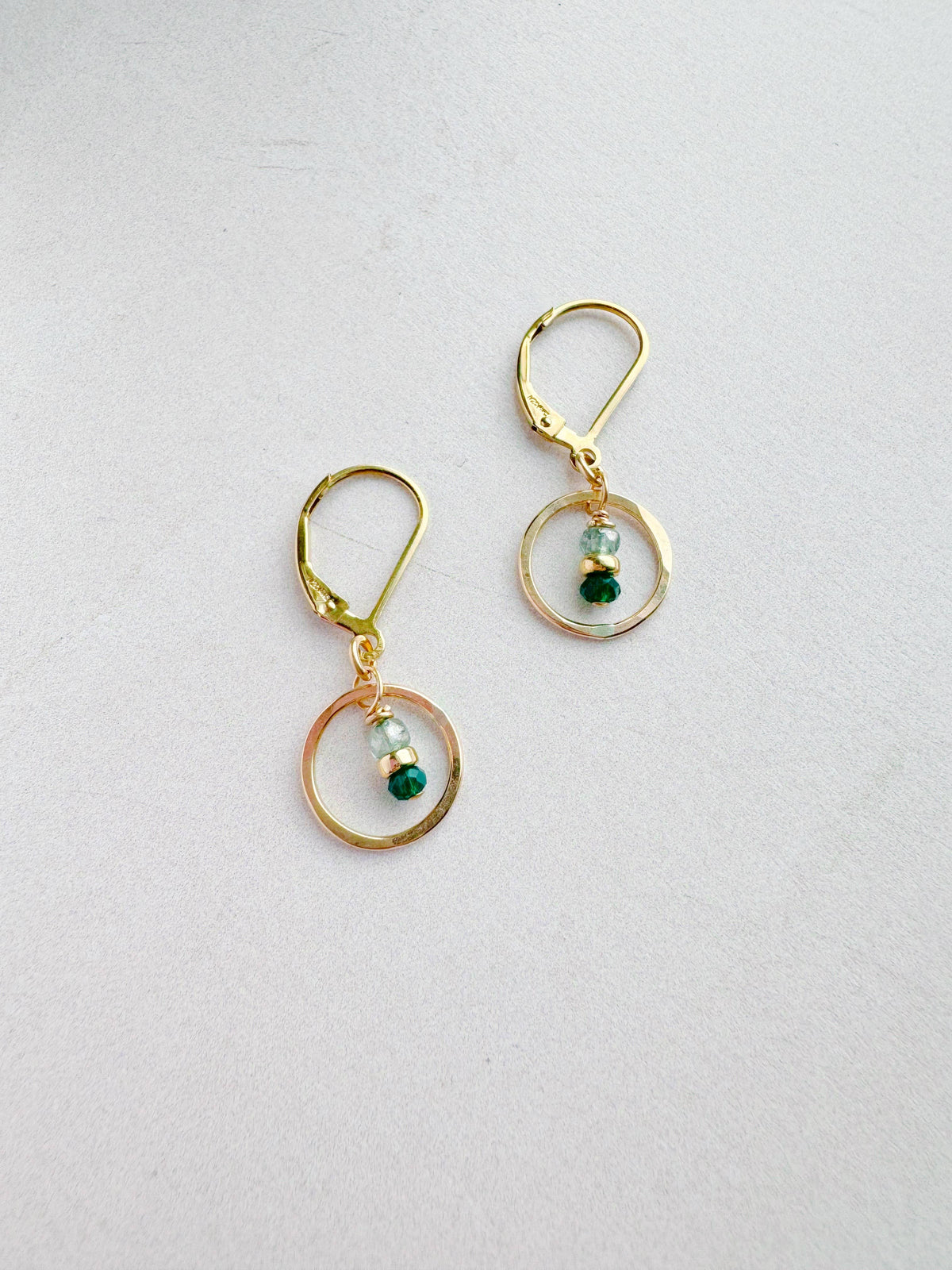 Seedling Gold Circle Green Crystals