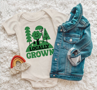 Locally Grown Trees - Baby Onesie