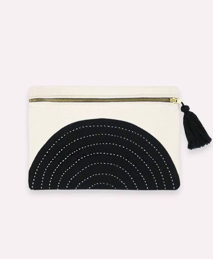 Anchal - Eclipse Pouch Clutch: Sand