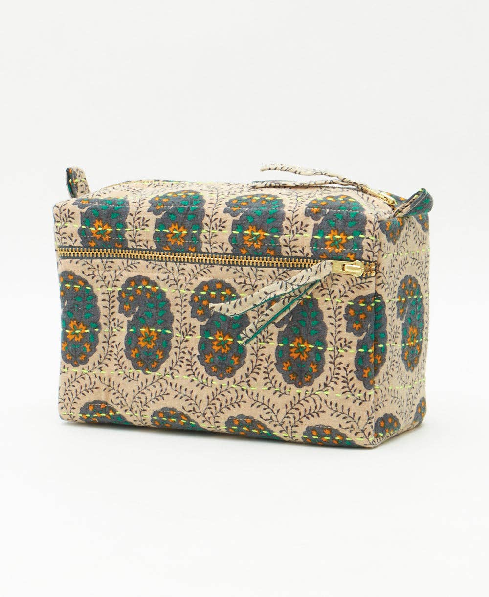 Kantha Medium Toiletry Bag - No. 260206